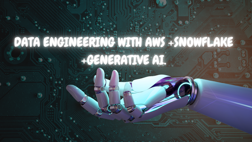Unlock the Power of Data Engineering with AWS, Snowflake, and Generative AI